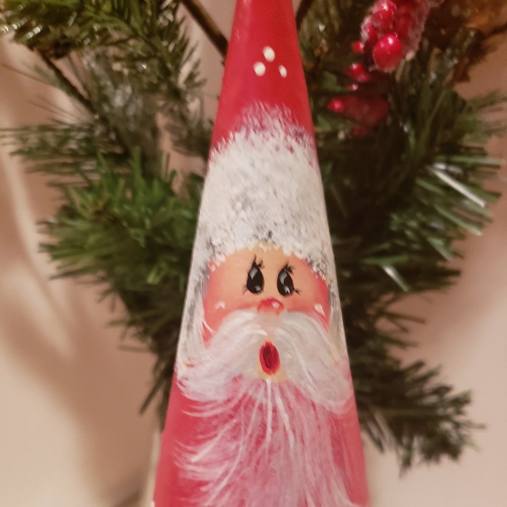 Christmas Paper Mache' Santa